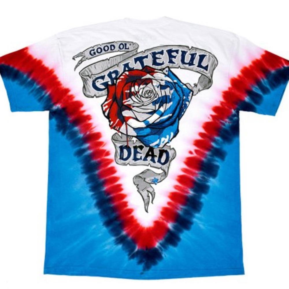 Greatful Dead Shirt New Liquid Blue brand